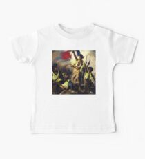 Camiseta para bebés La libertad guiando a los Gilet Jaunes