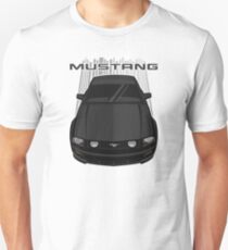 Mustang GT 2005 to 2009 - Black Unisex T-Shirt