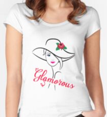 Glamorous Women's Fitted Scoop T-Shirt