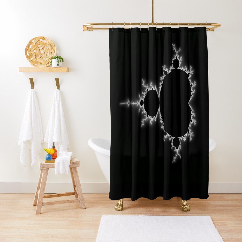 Simple Mandelbrot Shower Curtain