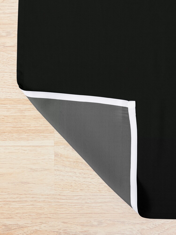 Alternate view of Simple Mandelbrot Shower Curtain