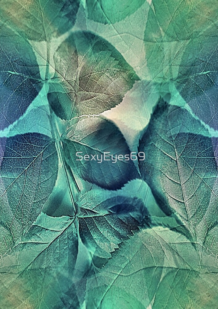 "Rose Leaves Abstract" by SexyEyes69 Redbubble