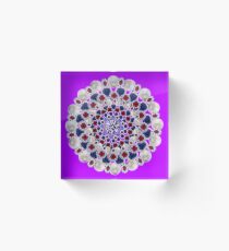 80 karat Mandala Acrylic Block