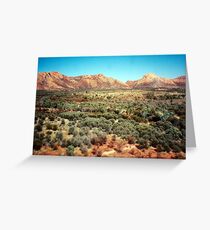Gosse Bluff Greeting Card