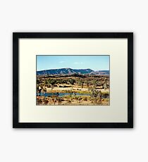 Finke River Framed Print