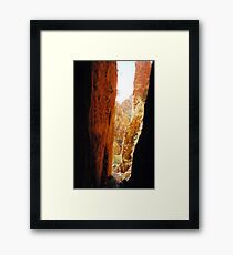 Golden Standley Chasm Framed Print