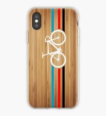 Vinilo o funda para iPhone Velódromo de rayas de bicicleta