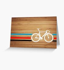 Radstreifen Velodrome Grußkarte