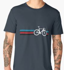 Bike Stripes Velodrome Men's Premium T-Shirt
