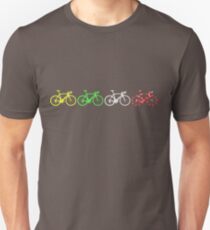 Bike Stripes Tour de France Jerseys v2 Unisex T-Shirt