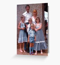 Freeman Family 1980 Greeting Card