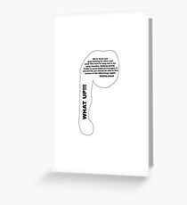 Bicep party mansion flyer - it's always sunny in philadelphia Greeting Card