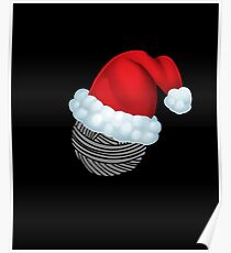 Christmas Yarn Santa Knitting Shirt Gift Poster