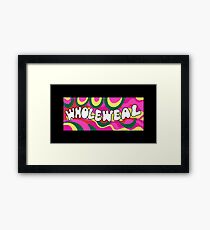 Wholeweal Framed Print