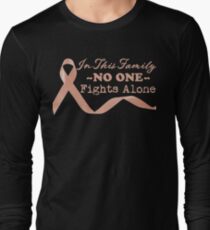 Uterine Cancer Family Fights Long Sleeve T-Shirt