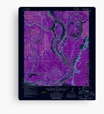 USGS TOPO Map Louisiana LA Artonish 334222 1955 62500 Inverted Canvas Print