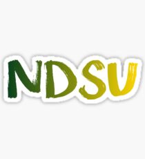 NDSU ombre Sticker