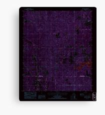 USGS TOPO Map Louisiana LA Ashland 331285 1986 24000 Inverted Canvas Print
