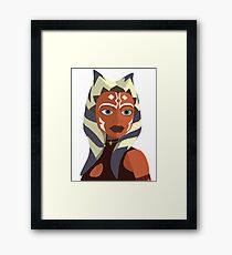 Ahsoka Tano vector art Framed Print