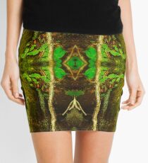Dark Green Divine Enchanted Zen Forest Minirock