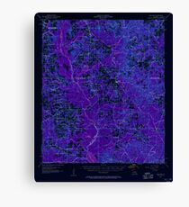 USGS TOPO Map Louisiana LA Ashland 334225 1957 62500 Inverted Canvas Print