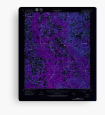 USGS TOPO Map Louisiana LA Ashland 334226 1957 62500 Inverted Canvas Print