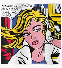 M-maybe - Roy Lichtenstein Poster