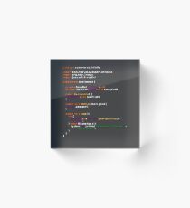 Snap Algorithm Acrylic Block