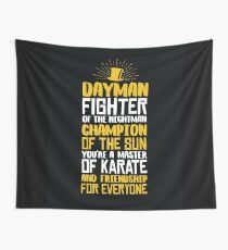 DAYMAN! Champion of the Sun! Wall Tapestry