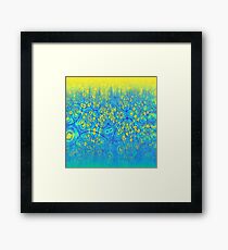 Abstract meadow Framed Print