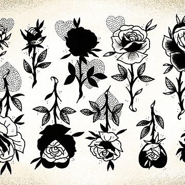 Roses (Tattoo Deposit) – Affinity Art Co.