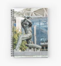 Don Bradman - Statue - Adelaide Oval Spiral Notebook