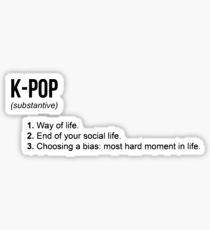 Definition of K-pop. Sticker
