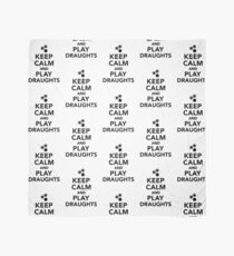 Keep calm and play draughts Scarf