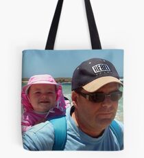 Bronte and Daddy Tote Bag