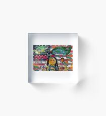 Portraits of American migration series Acrylic Block