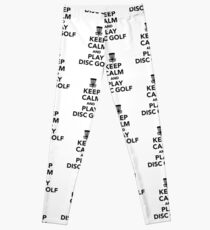 Keep calm and play Disc golf Leggings