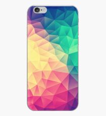 Abstract Polygon Multi Color Cubism Low Poly Triangle Design iPhone Case