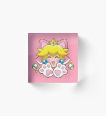 Cat Peach ♥ Acrylic Block