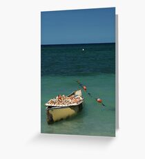 Sea chell boat Greeting Card