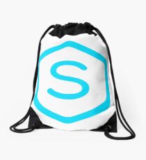 Symmetra Hexagon Symbol Drawstring Bag