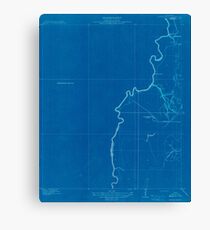 USGS TOPO Map Louisiana LA Ashton Bridge 333621 1912 31680 Inverted Canvas Print