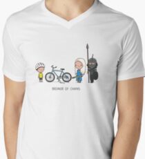 Breaker of chains Men's V-Neck T-Shirt