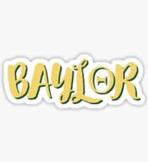 baylor theta Sticker