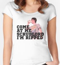 Camiseta entallada de cuello ancho Ross Scrublord