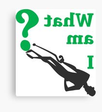 THE RIDDLER - WHAT AM I? Canvas Print