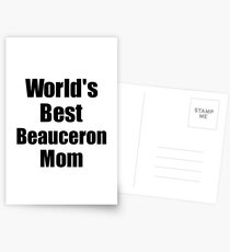 Beauceron Mom Dog Lover World's Best Funny Gift Idea For My Pet Owner Postkarten