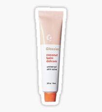 Glossier Coconut Balm Dotcom Sticker