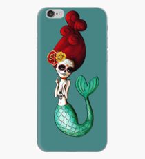 El Dia de Los Muertos Mermaid iPhone Case