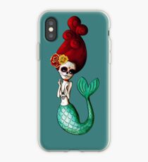 El Dia de Los Muertos Mermaid iPhone Case